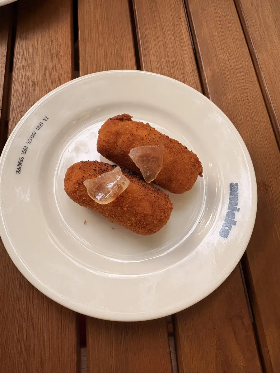 Chicken and Iberian ham croquettes