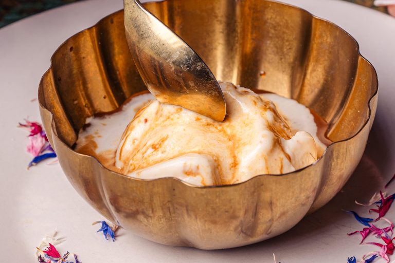 Helado con café